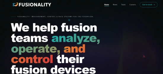 Fusionality website screenshot