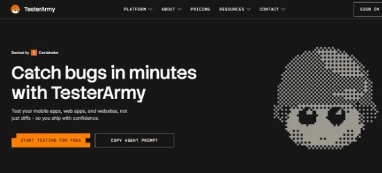 TesterArmy website screenshot